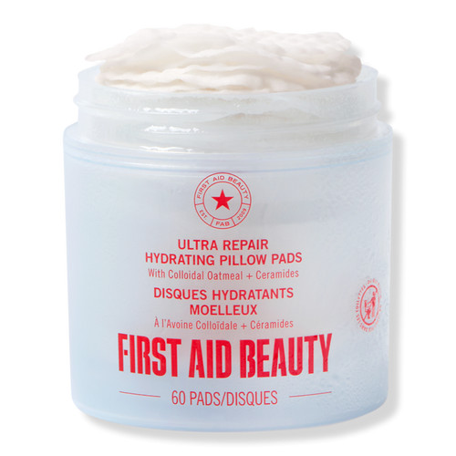 First Aid Beauty Ultra Repair Hydrating Pillow Pads with Colloidal Oatmeal + Ceramides - 60 ct | Ulta
