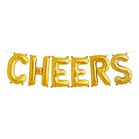 Balloon Cheers Gold 1ct - Spritz™ | Target