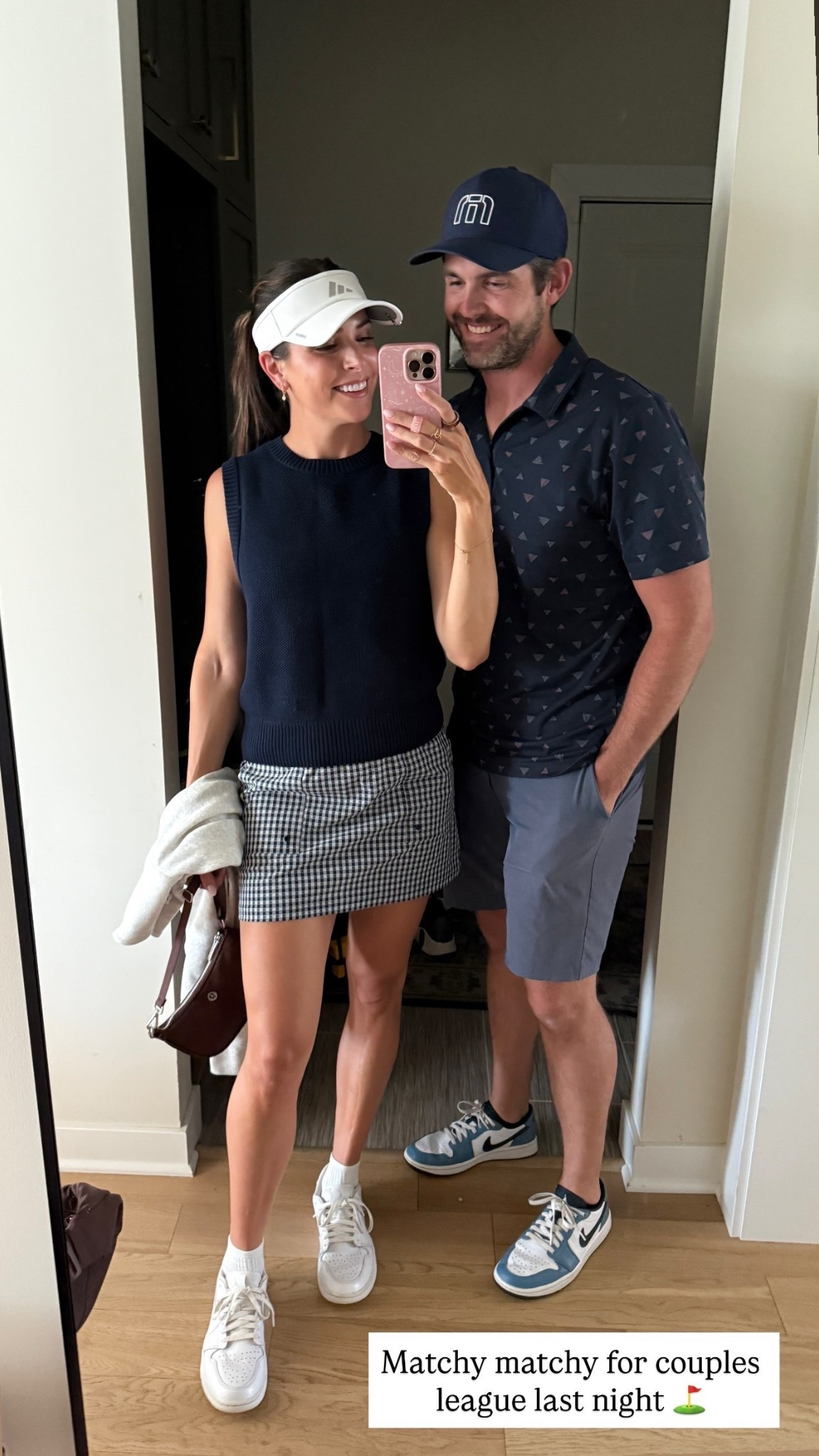 Matchy matchy for couples golf league last night ⛳️

Golf outfit / women’s golf outfits / men’s golf outfit 

#LTKMens #LTKStyleTip #LTKActive