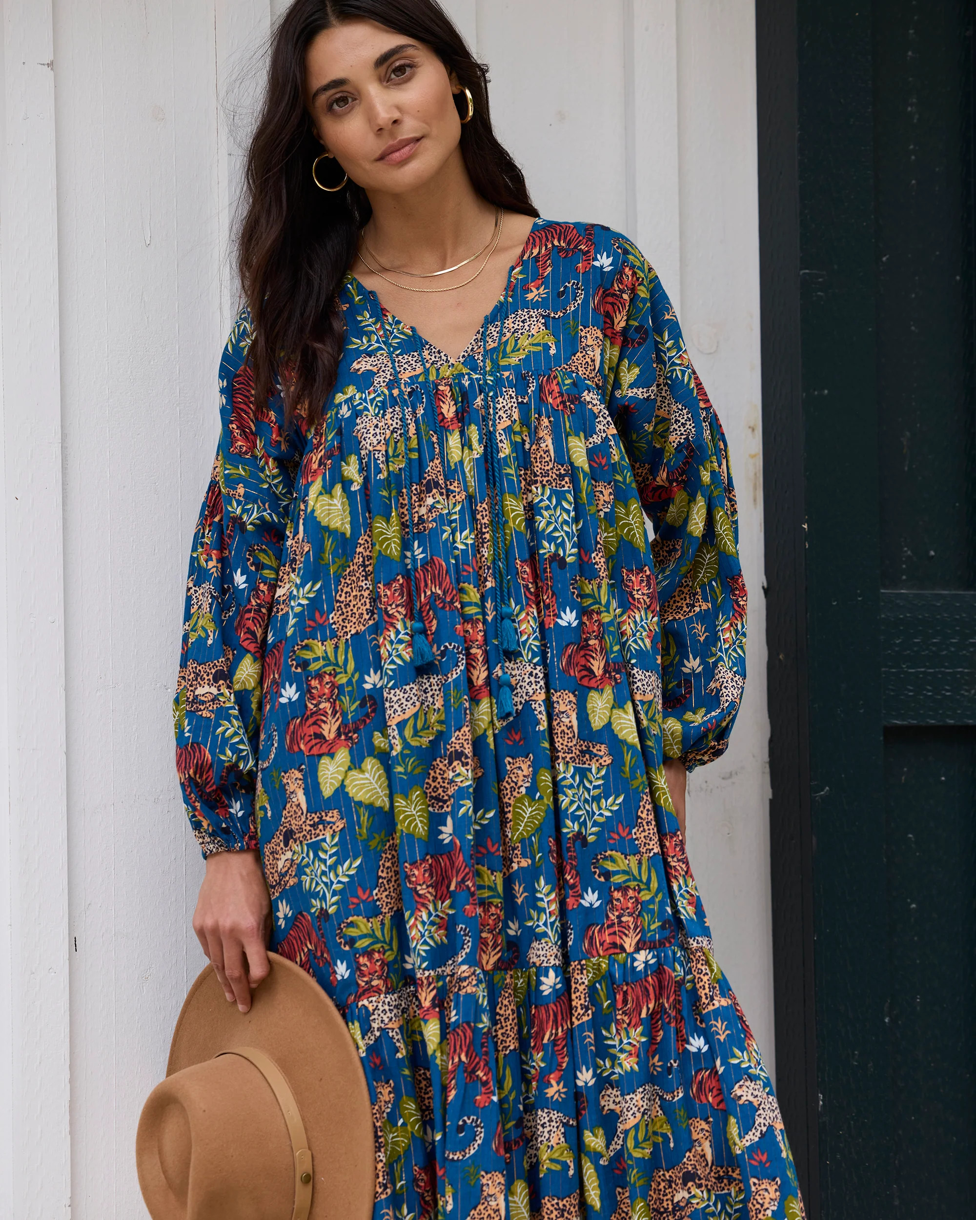 Feline Fatale - Day Tripper Dress - Midnight Swim - Printfresh | Printfresh