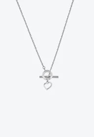 Colar Prata Life by Vivara Love II Prata Fecho T | ZZ Mall (BR)