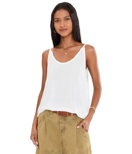 Free People Womens We The Free Shoreside Tank Clean Ivory X-Small | Amazon (US)