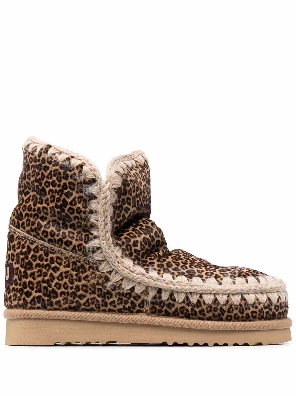 Eskimo leopard-print boots | Farfetch Global