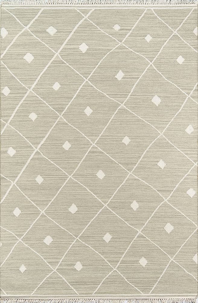 Erin Gates by Momeni Thompson Appleton Sage Hand Woven Wool Area Rug 7'6" X 9'6" | Amazon (US)