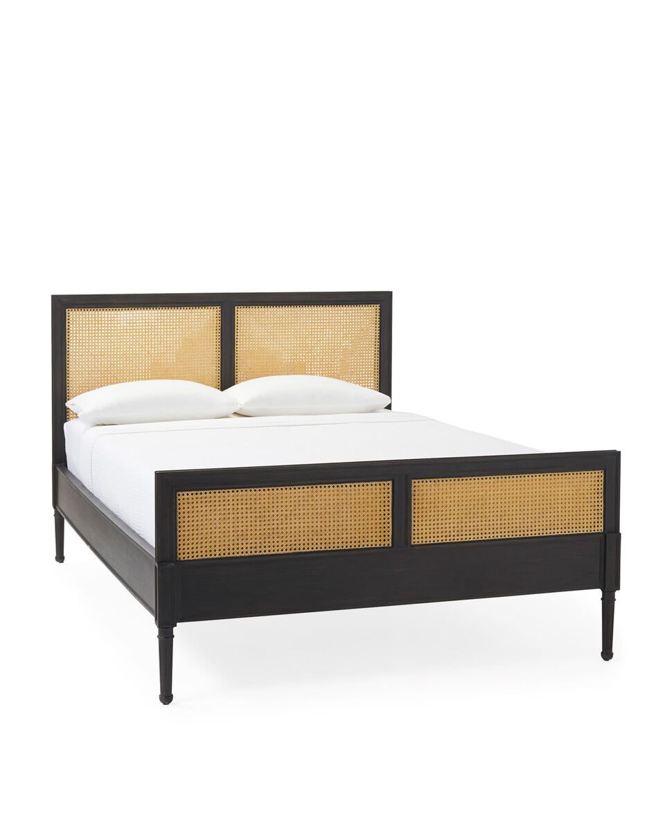 Harbour Cane Bed - Ebony | Serena and Lily