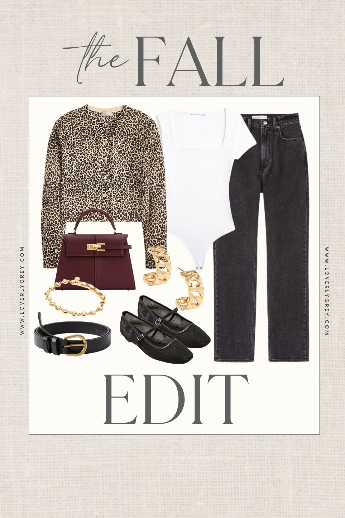 Such a cute fall outfit idea! Love the cardigan! 

Loverly Grey, fall looks, fall outfits, leopard print, burgundy purse, black denim, mesh ballet flags 

#LTKStyleTip #LTKSeasonal
