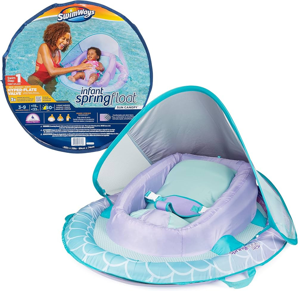 Swimways Sun Canopy Inflatable Infant Spring Float for Infants | Amazon (US)