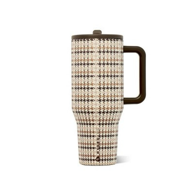 HydroJug 40oz Traveler Houndstooth Straw Tumbler | Target