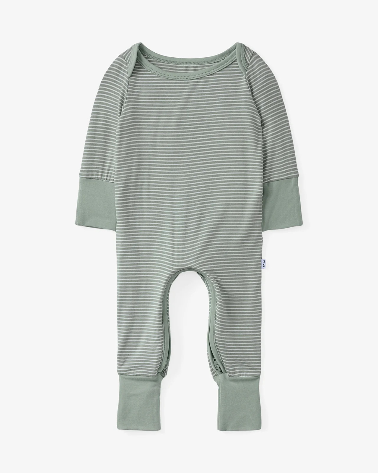 Willow Stripe Crescent Zippy | Little Sleepies