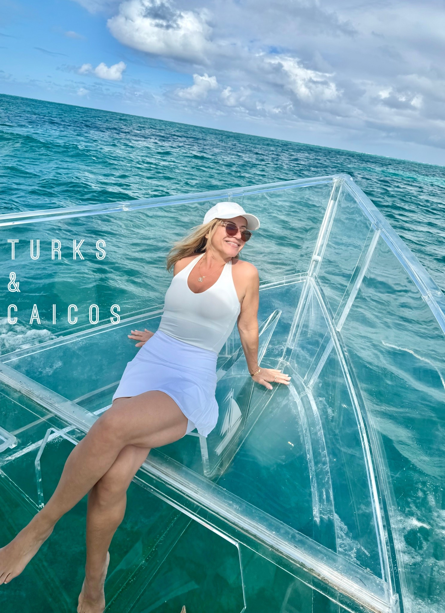 Escaping the sub-zero Chicago temps in January is our new annual tradition! 🌞 

The temperature in Turks & Caicos was perfect!  Low 80s had us swimming and soaking up the sun at 9am every day!  And the relaxing island vibes there were simply  unmatchhed!  

I felt like I was riding in Wonder Woman’s invisible jet in this amazing lucite boat!  The crystal clear water enabled us to see the incredible sea life up close & personal!  I wore my favorite pleated back, athletic skirt in white (which really is better than the high end brands) and my halter yoga top that I want in every color!


#LTKPetite #LTKTravel #LTKmorningroutine