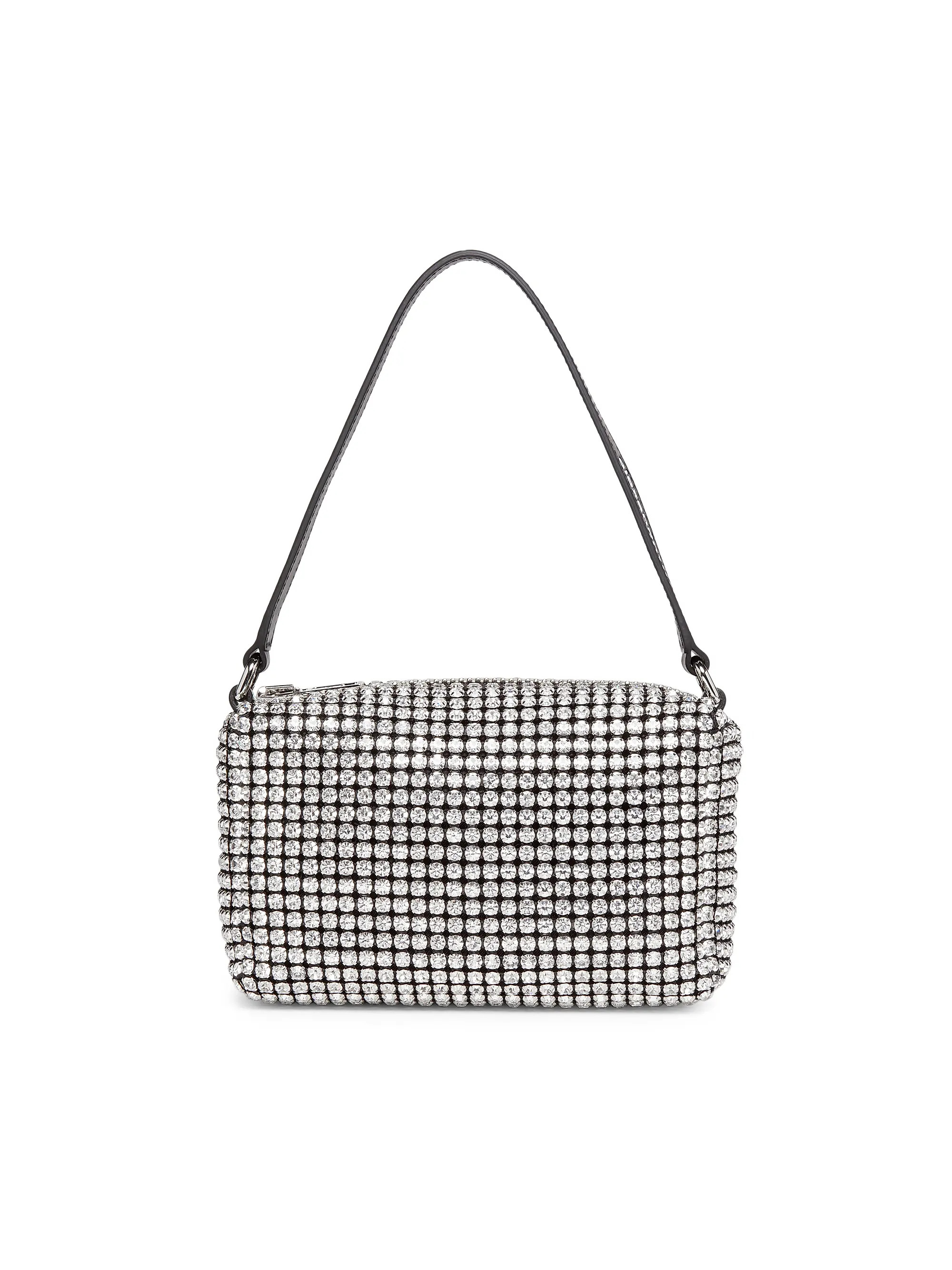 Medium Heiress Rhinestone Mesh Pouch | Saks Fifth Avenue