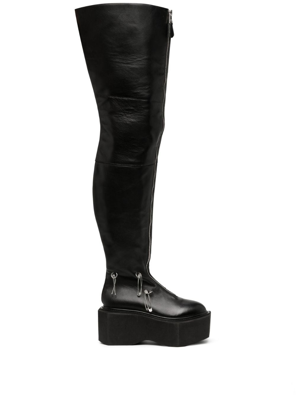 Natasha Zinko Box 85mm thigh-high boots - Black | Farfetch Global
