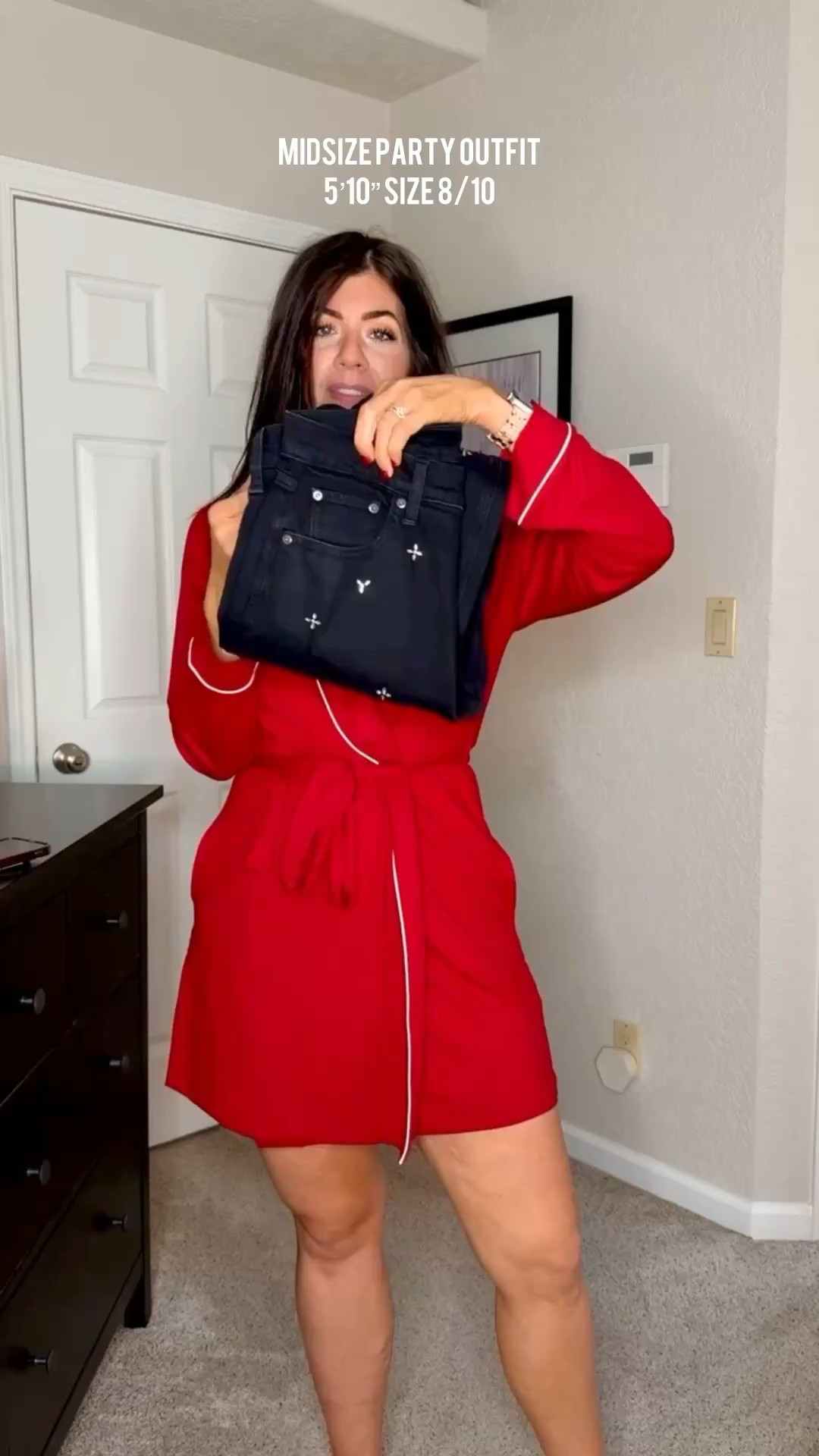 Bow tie top- medium Velvet blazer- medium Rhinestone jeans- 30 long 

Holiday fashion, midsize fashion, holiday look, outfit inspo, midsize fashion, party outfit, holiday party, affordable fashion, trending 

#LTKMidsize #LTKootd #LTKHoliday