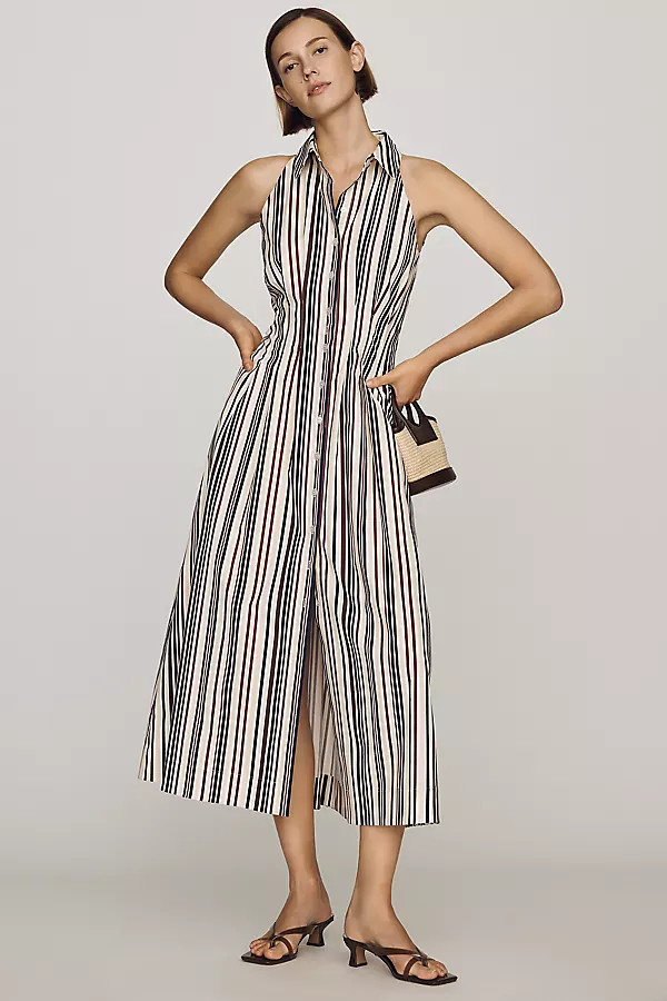 Tobie Sleeveless Shirt Dress by Exquise | Anthropologie (US)