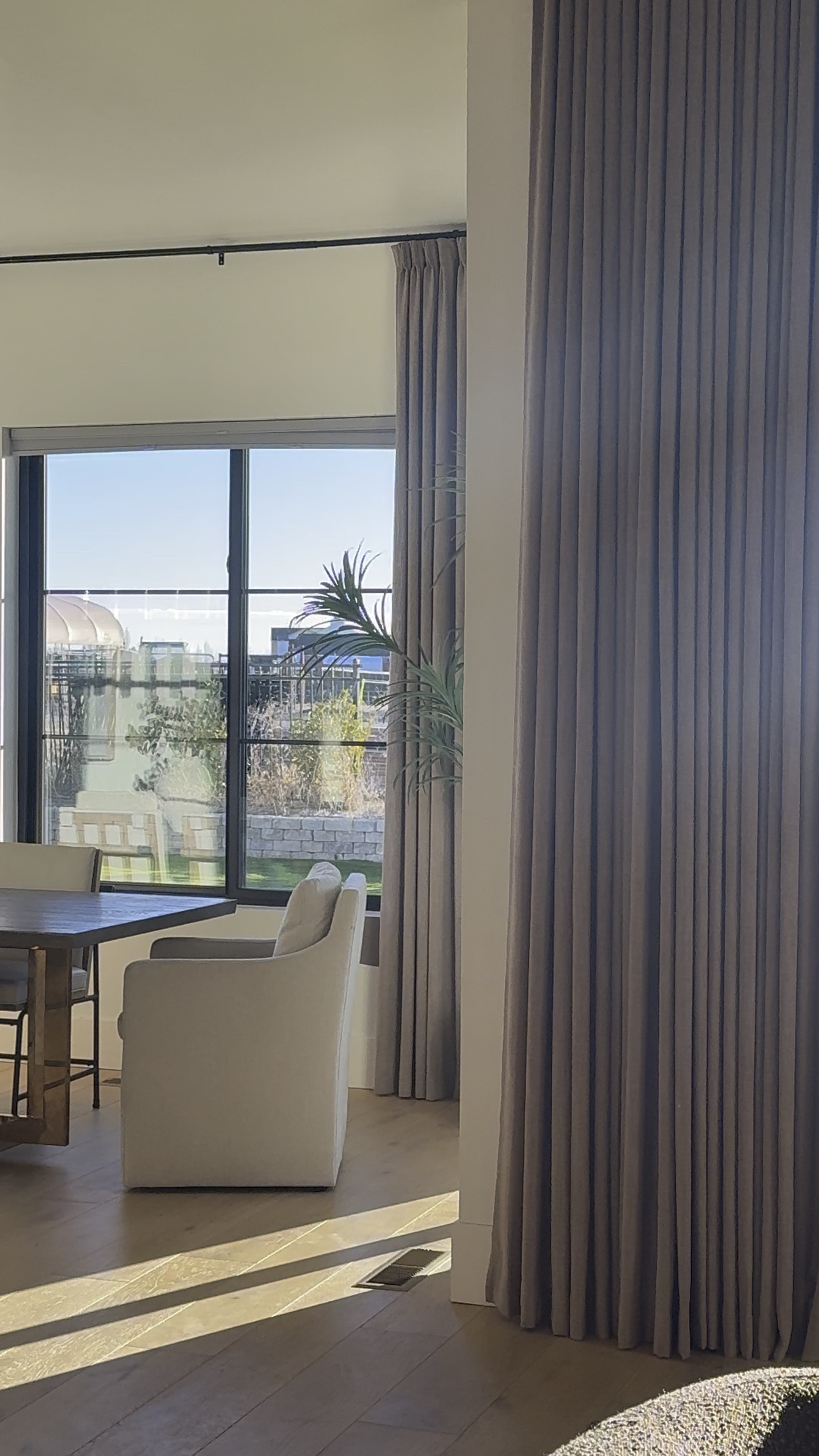 I can’t believe I waited this long to upgrade my dining room curtains ! My previous ones were too long and dragged on the floor and didn’t give me the elevated look I was going for . I’m so happy I have these @twopagescurtains a try ! They are amazing , so well made , affordable and they look so elegant and sophisticated . The memory trained feature allows them to always stay in place and look like the most expensive luxurious drapes 😍.

Two Page Curtains
Color : Taupe Grey
Lining: 70% 
Header Style: Tripple Pinch Pleat 
Memory Style Trained 
I ordered mine extra full and for 10 ft ceilings got 115 inch long drapes by 117 inches wide . 
Does your home need a seasonal refresh? These Amazon viral curtains are the perfect way to upgrade any room in your home! They are super affordable compared to custom curtains, yet you get to customize them and the quality is amazing🙌🏻

#amazonhome #amazonhomefinds #twopagescurtains #twopageshome #amazoncurtains #amazonbestseller #affordablecurtains


#LTKWatchNow #LTKHome #LTKStyleTip