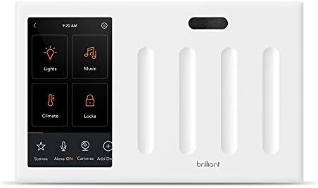 Amazon.com: Brilliant Smart Home Control (4-Switch Panel) — Alexa Built-In & Compatible with Ri... | Amazon (US)