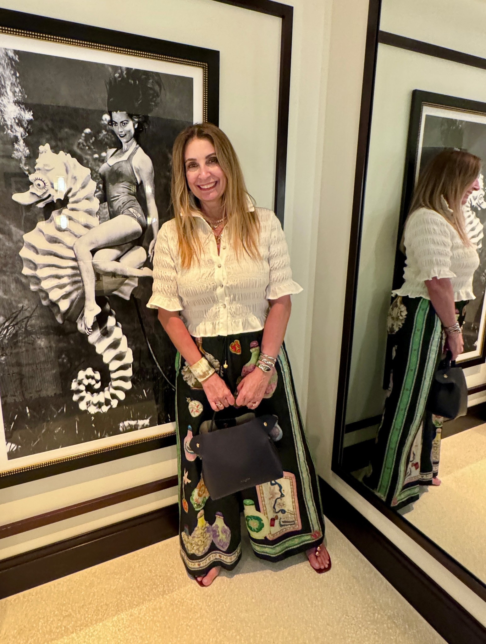 This top is so flattering that I got it in two colors! 🤍💙

#LTKootd #LTKOver40