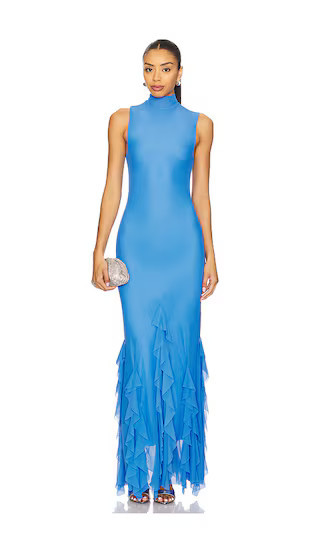 Especia Aneta Long Dress in Blue. - size M (also in L, S, XL, XS) | Revolve Clothing (Global)