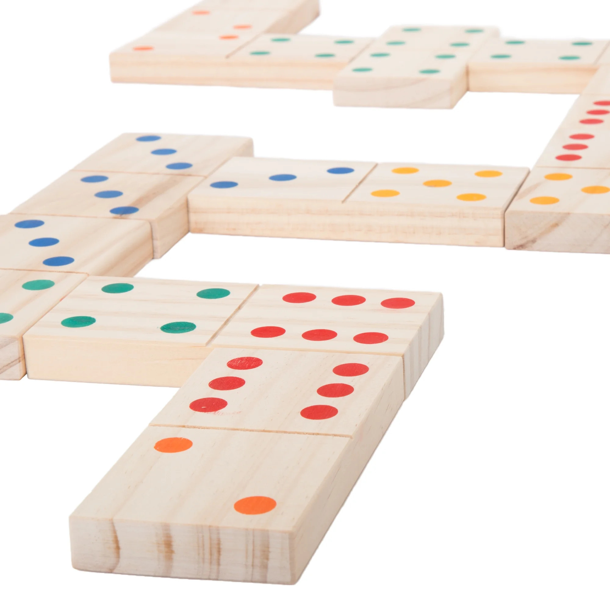 Hey! Play! Giant Wooden Dominoes Set, Indoor and Outdoor Play - Walmart.com | Walmart (US)