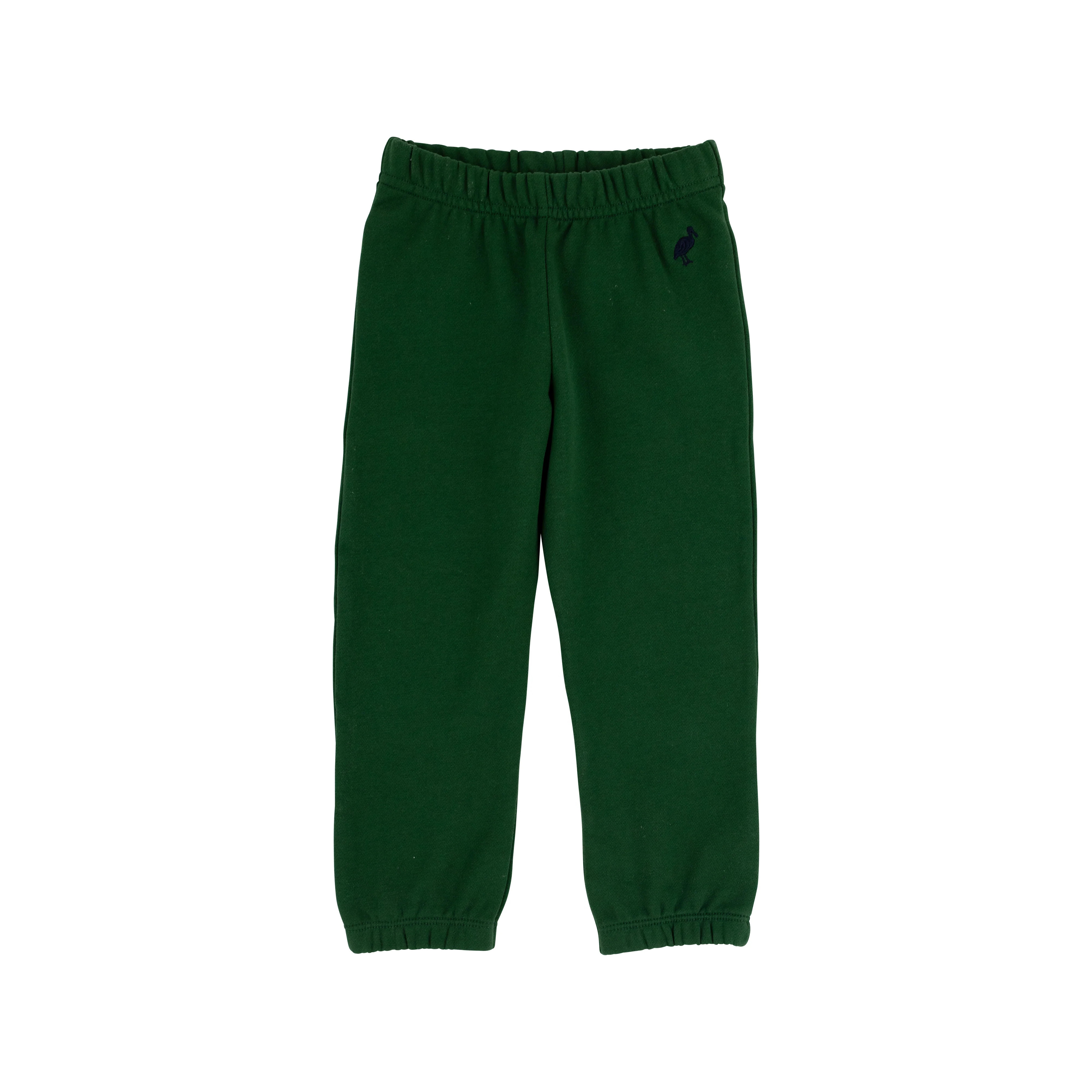 Gates Sweeney Sweatpants - Grier Green with Nantucket Navy Stork | The Beaufort Bonnet Company