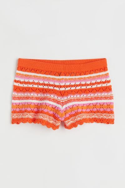 Pointelle-knit Shorts | H&M (US + CA)