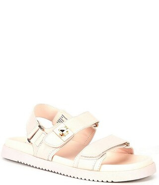 Mona Leather Platform Buckle Detail Dad Sandals | Dillard's