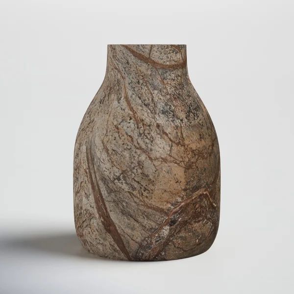Jacko-Square Brown 6" Stoneware Table Vase | Wayfair North America