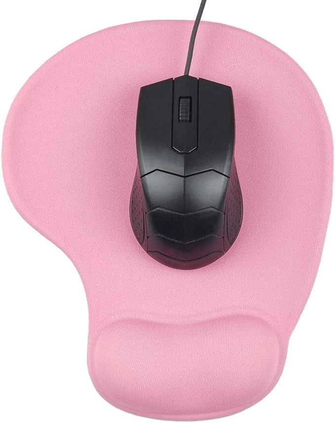 Office Mousepad with Gel Wrist Support - Ergonomic Gaming Desktop Mouse Pad Wrist Rest - Design G... | Amazon (US)