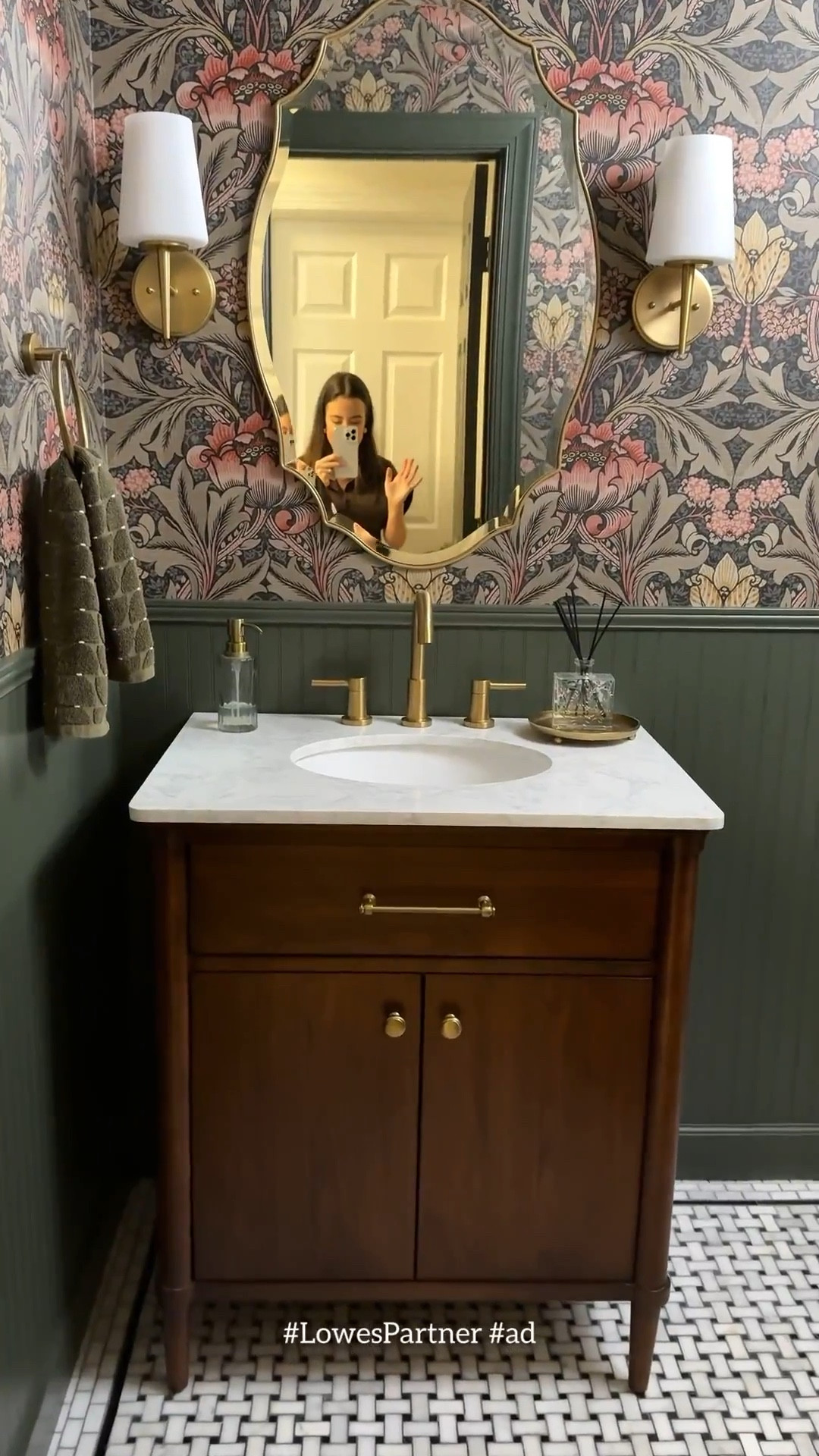 If you’re planning a powder room glow-up, this is the sign you’ve been looking for. This vanity is so gorgeaous, it fits our design concept perfectly. Whether you need the 30-inch like ours or a different size, you’re going to love how much character it adds to the room!

lowes, vanity bathroom, renovations, interior design, modern vintage, bathroom furniture, hardware accessories

#LTKU #LTKHome #LTKSeasonal