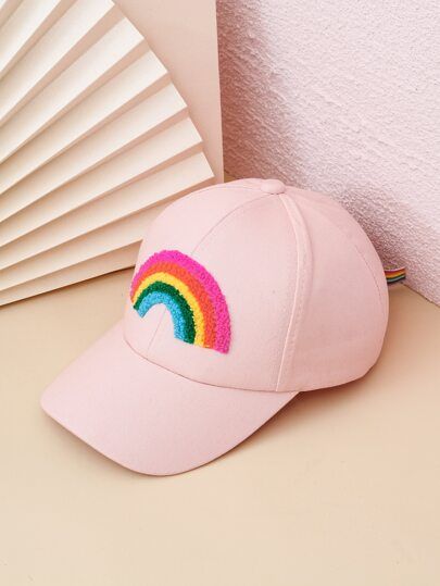 Toddler Girls Rainbow Decor Baseball Cap | SHEIN