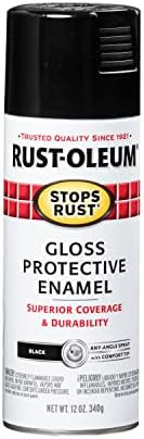 Rust-Oleum 7779830 Stops Rust Spray Paint, 12-Ounce, Gloss Black | Amazon (US)