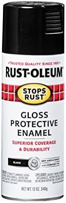 Rust-Oleum 7779830 Stops Rust Spray Paint, 12-Ounce, Gloss Black | Amazon (US)