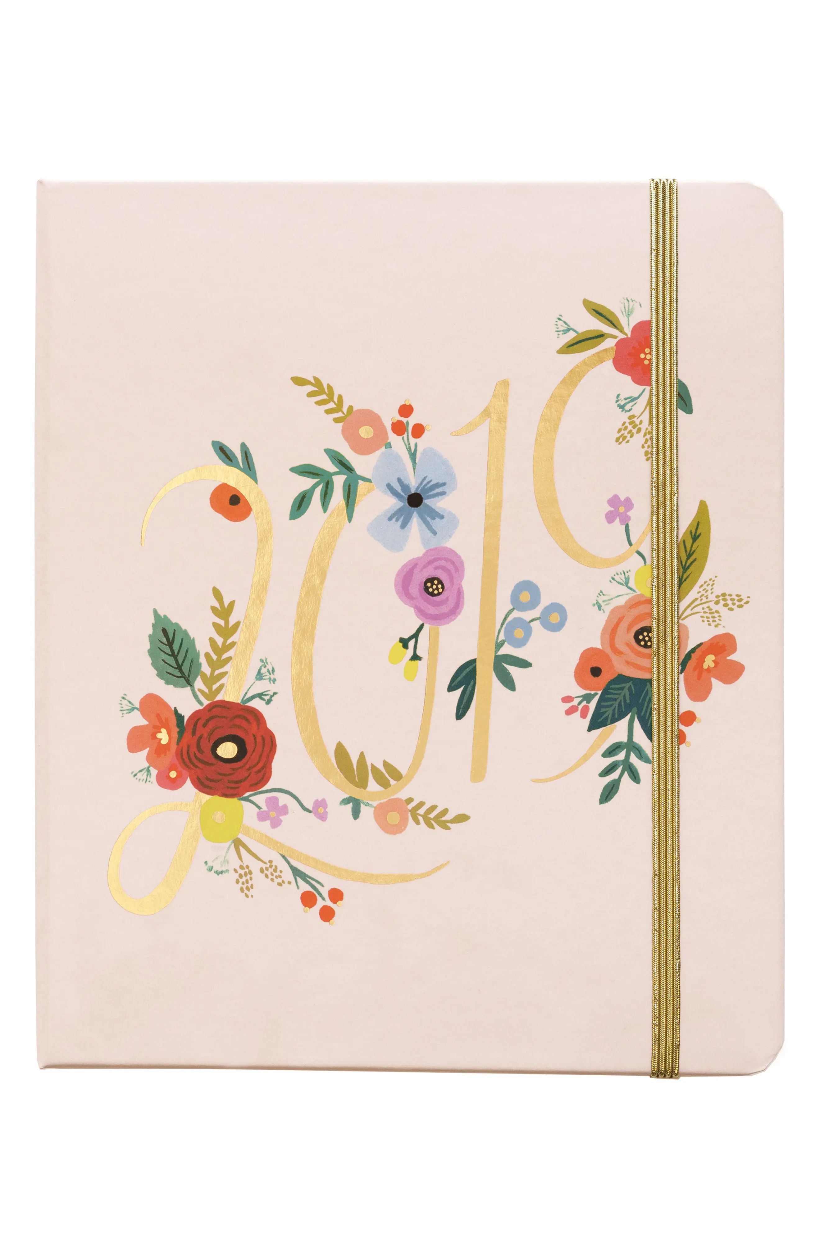 Rifle Paper Co. 2019 Bouquet 17-Month Planner | Nordstrom