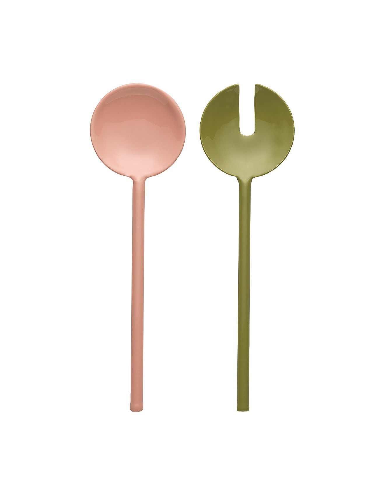 Ecology Apostle Salad Servers 26cm Sea Salt, Ginko | David Jones | David Jones (Australia & New Zealand)