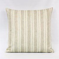 Brown Stripe Pillow, Brown Throw Pillow, Tan Pillow, Brown Pillows, Beige Pillow Cover, Tan Stripe Pillow, Beige Stripe Pillow, Zipper | Etsy (US)