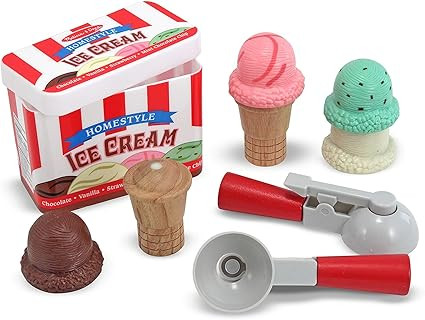 Melissa & Doug Ice Cream Cone Playset | Amazon (US)