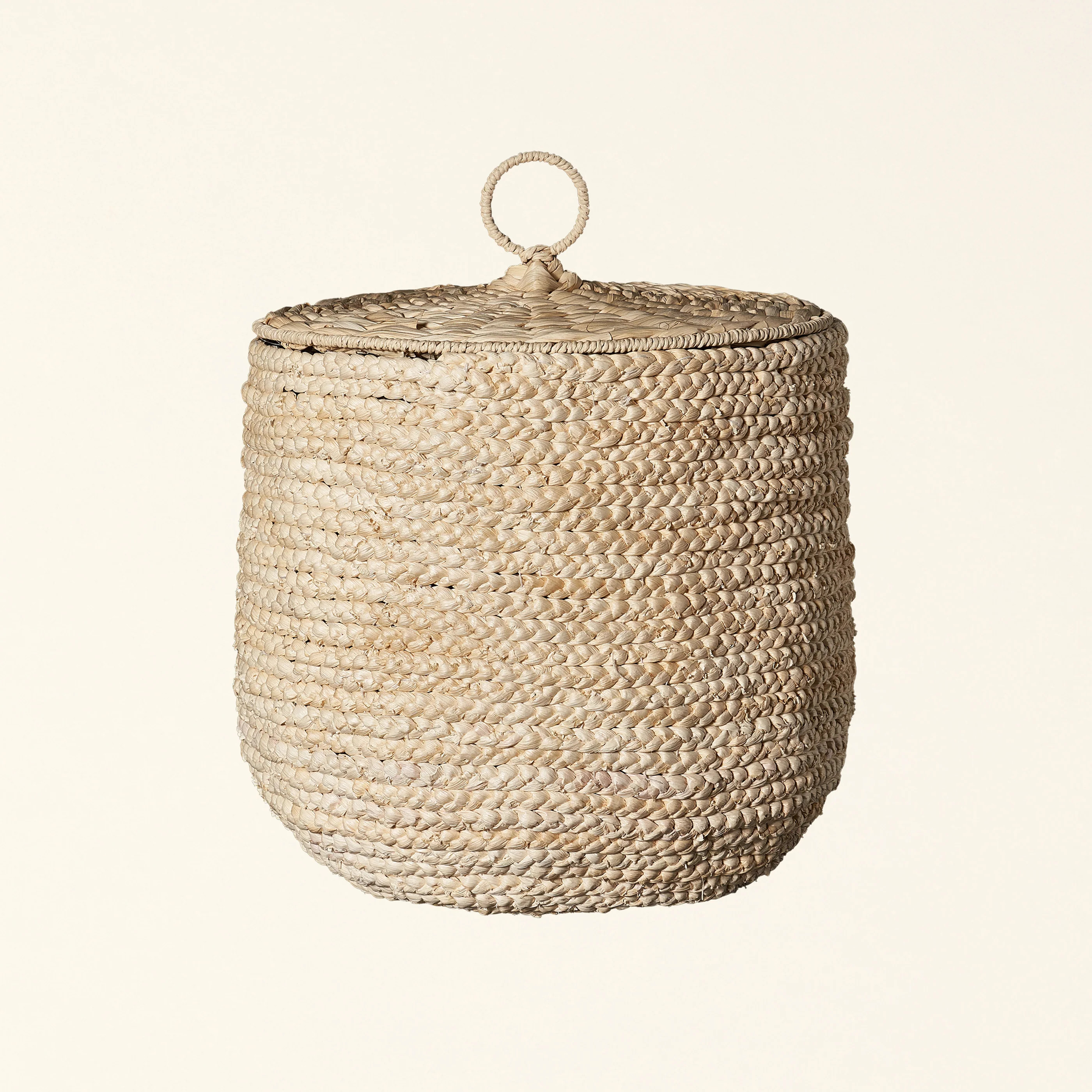 Woven Seagrass Baskets with Lids | Kate Marker Home