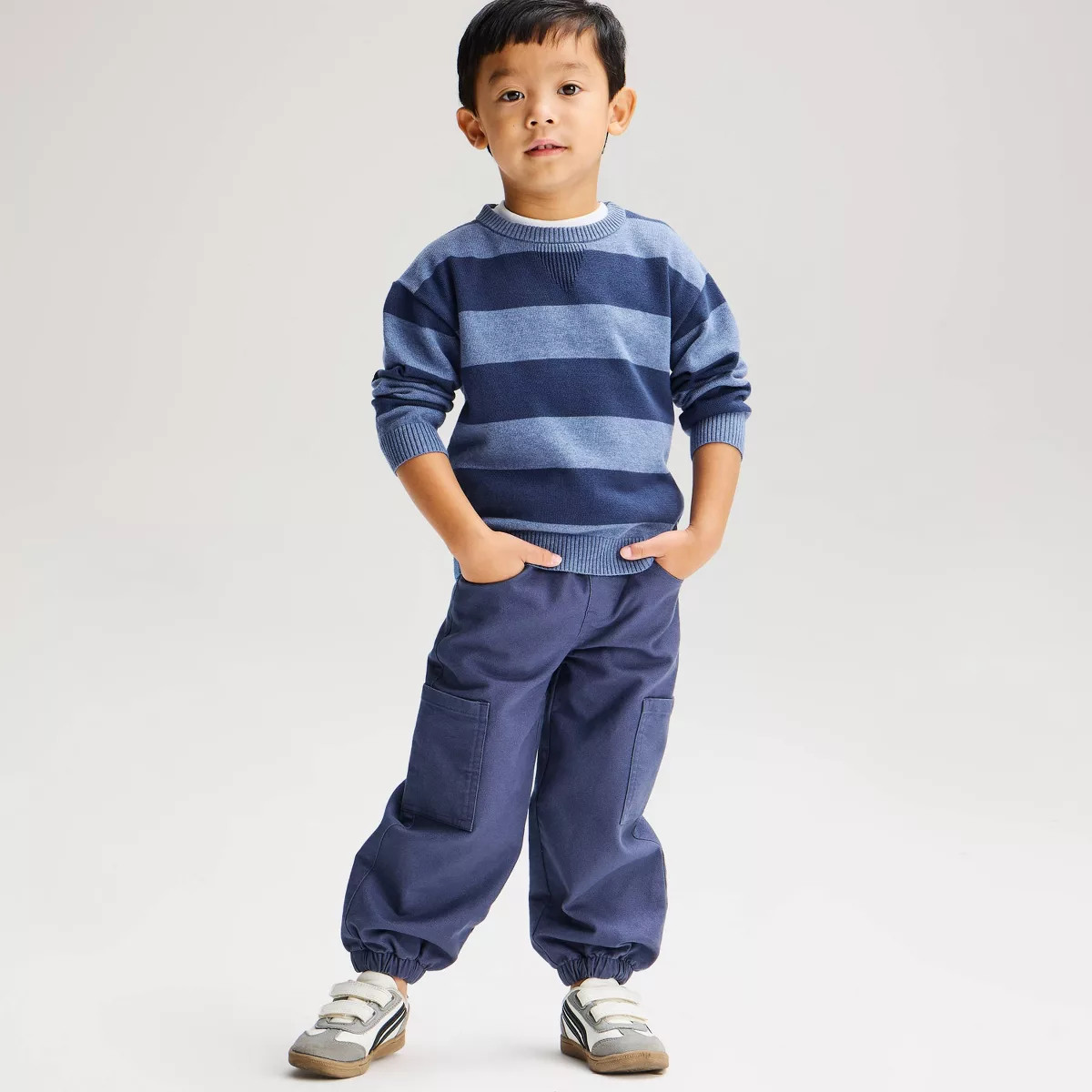 Toddler Boys’ Lightweight Crewneck Sweater - Cat & Jack™ Green 5T | Target