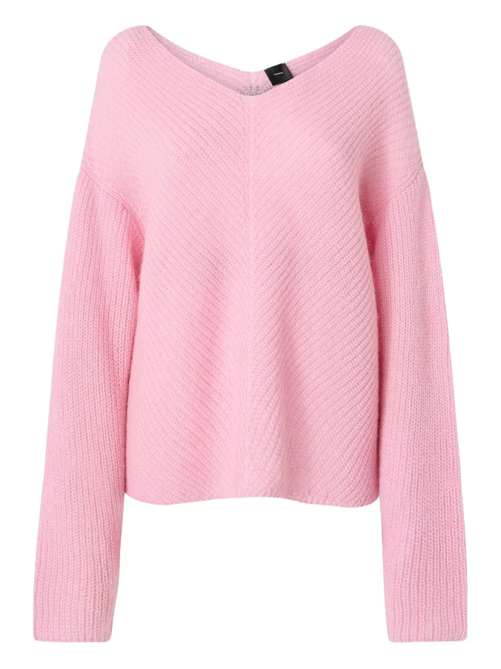 PINKO v-neck ribbed knit sweater | Farfetch Global