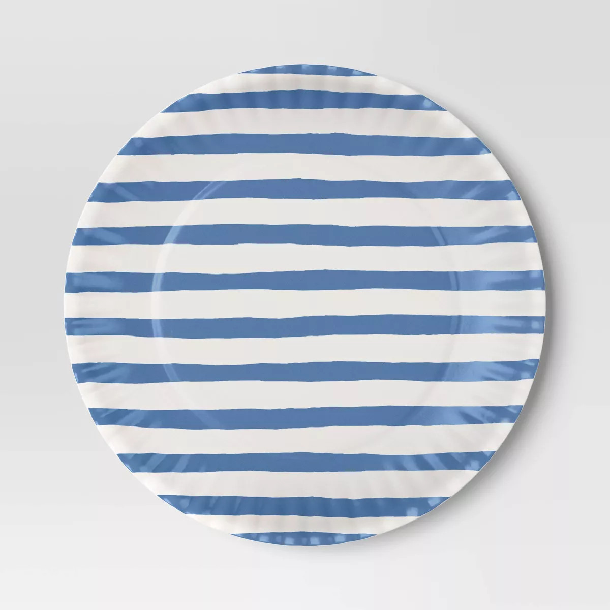 10" Melamine Striped Dinner Plate Blue - Room Essentials™ | Target