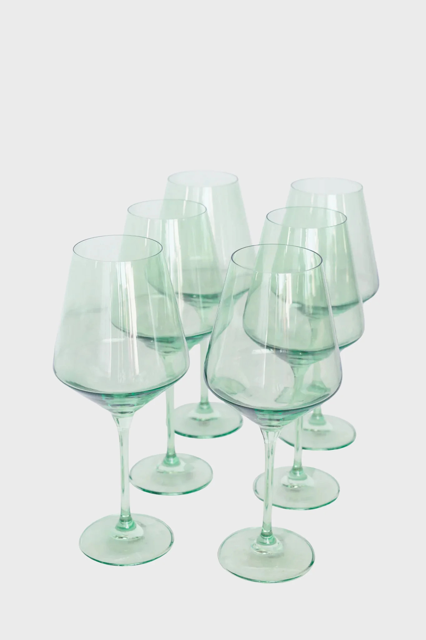 Mint Stemmed Glasses Set of 6 | Tuckernuck (US)