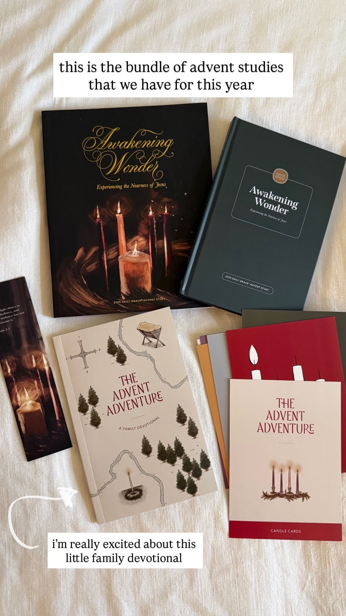 this is the bundle of advent studies that we have for this year  // i’m really excited about this little family devotional

#LTKHoliday #LTKGiftGuide #LTKdayinmylife