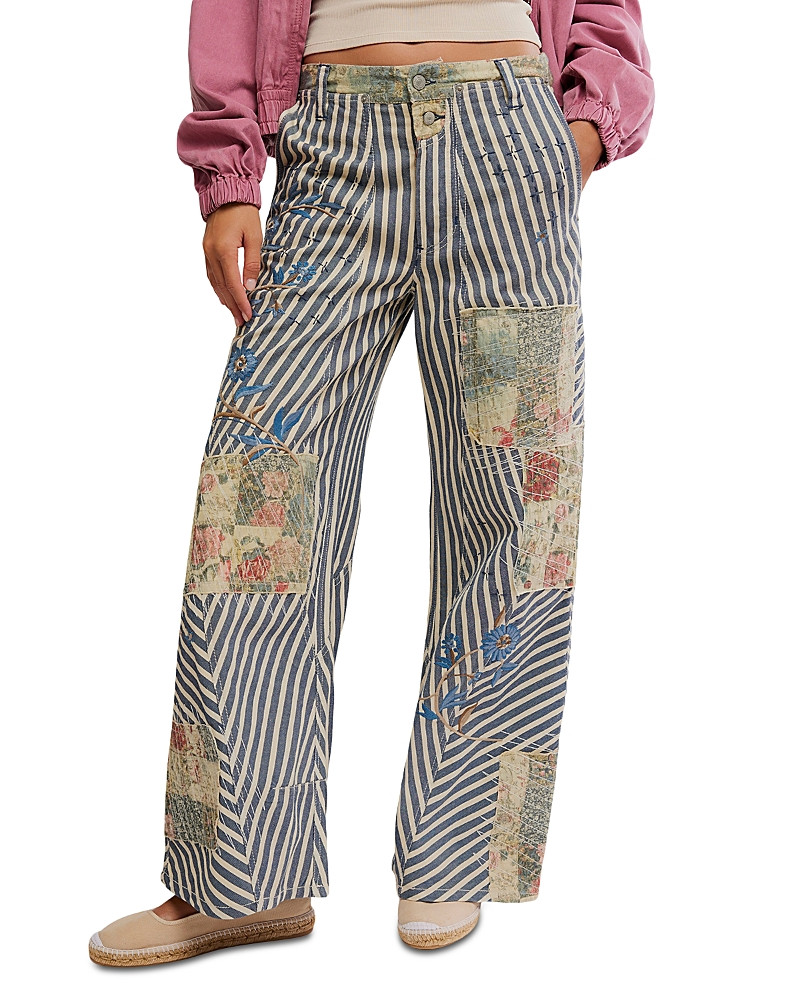 Free People Runyon Patched Pants | Bloomingdale's (US)