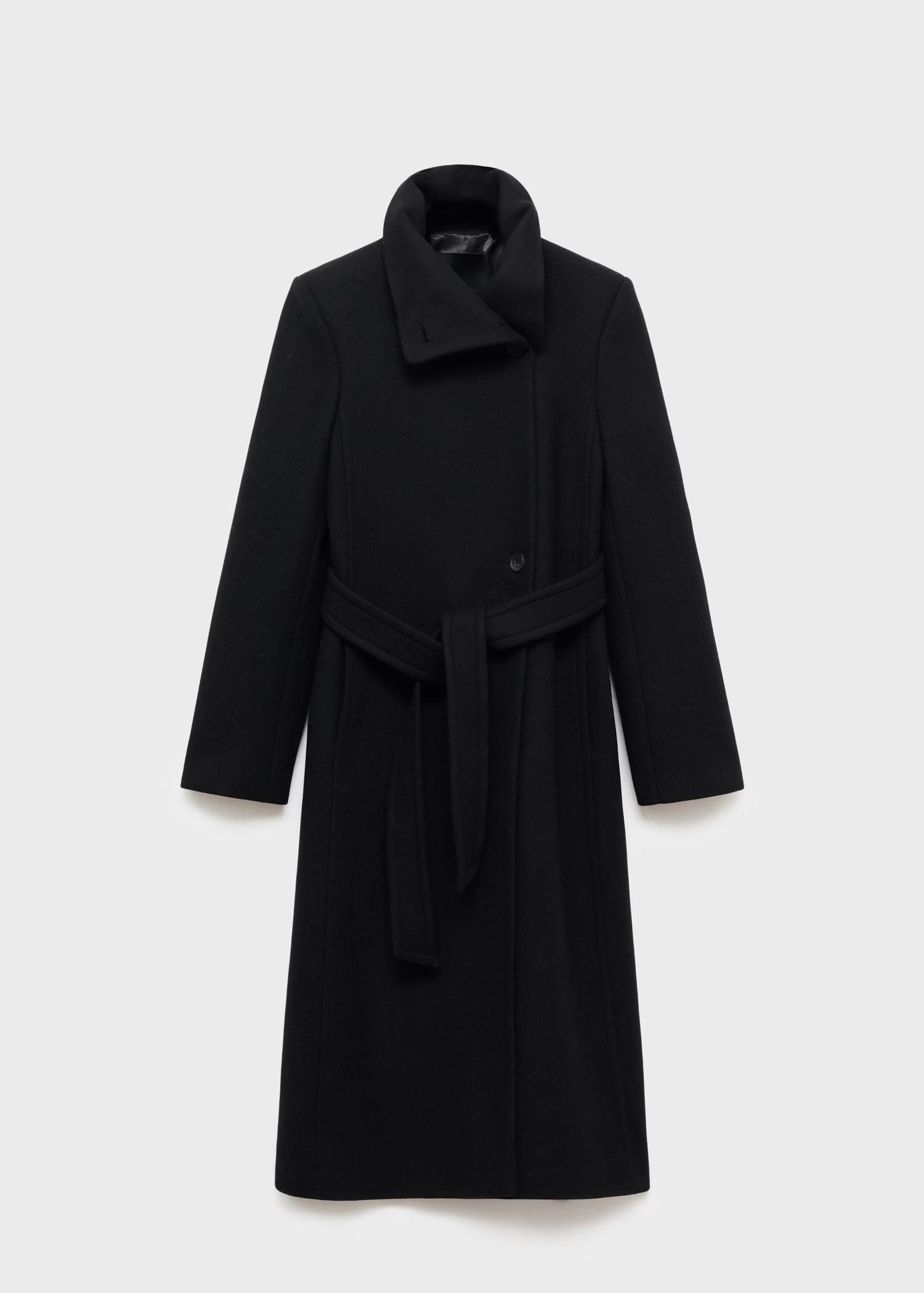 Manteco wool coat with belt - Women | MANGO USA | Mango (US/MX/AU)