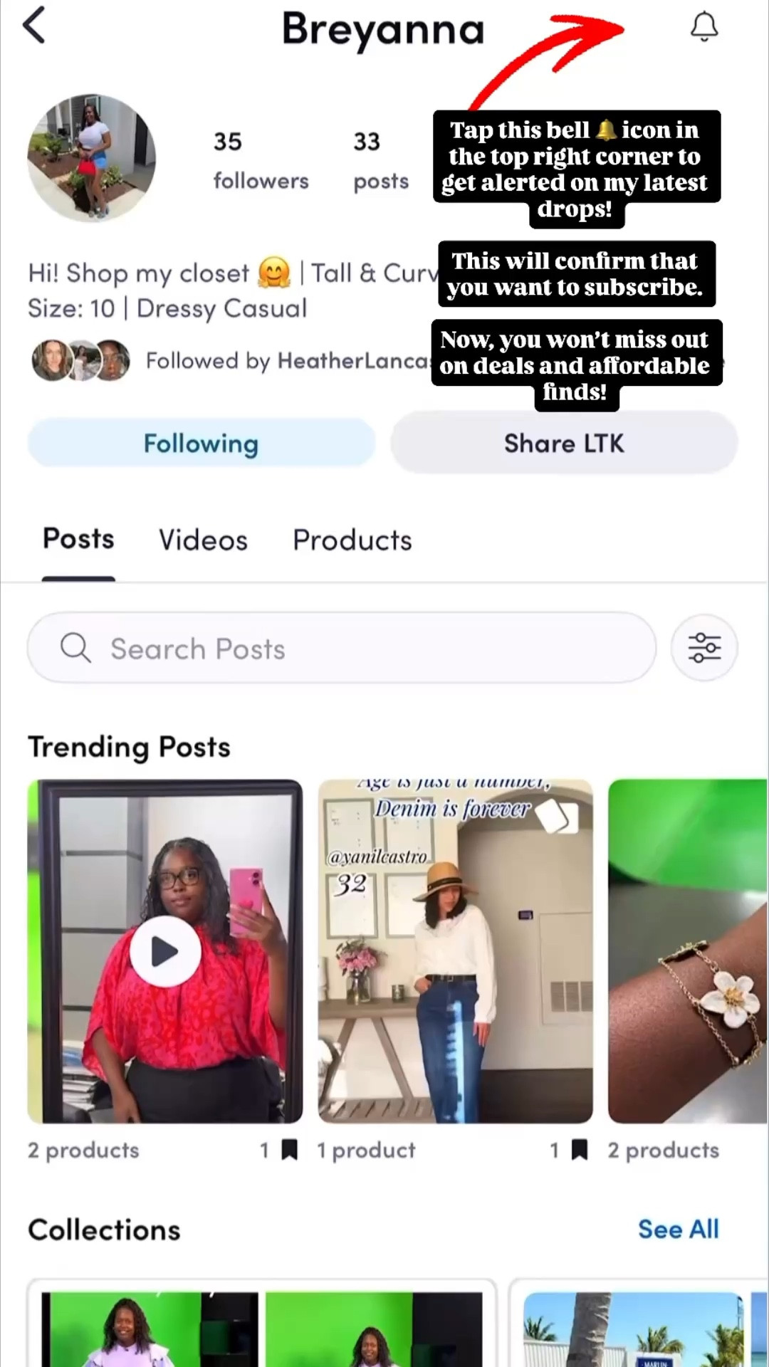 Tap the bell icon to stay alerted on my latest posts!

#LTKU #LTKSaleAlert