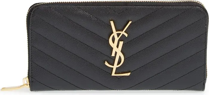 Monogram Quilted Leather Wallet | Nordstrom