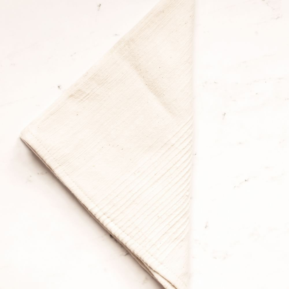 Riviera Handwoven Cotton Napkin, Natural | West Elm (US)