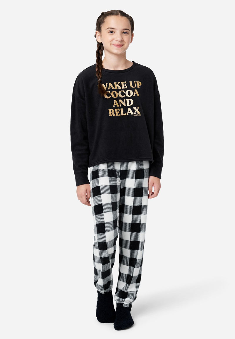 Graphic & Patterned Packaged Pajama Set | Justice