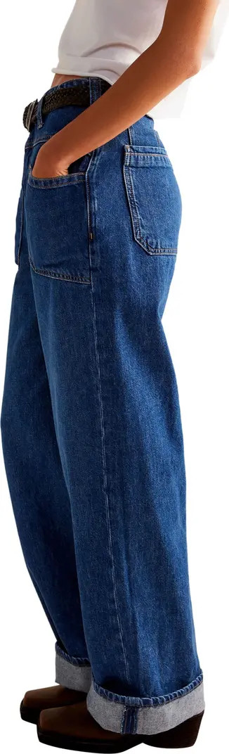 We the Free Palmer Cuffed Baggy Jeans | Nordstrom