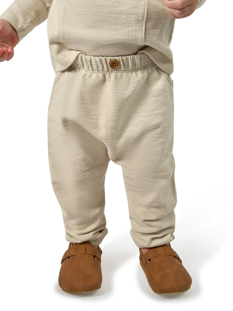 Modern Moments by Gerber Baby Neutral Harem Pant With Drawstring, Sizes 0/3 Months - 24 Months | Walmart (US)